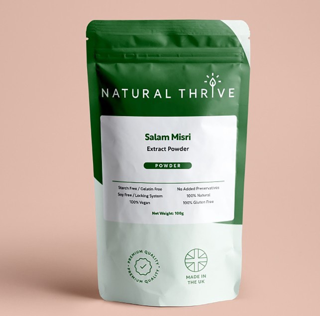 Natural Pure & Premium Salam Mishri (Boswellia Serrata) Extract Powder 100g | £17.99 | Natural Powder Supplements Natural Thrive Natural Thrive